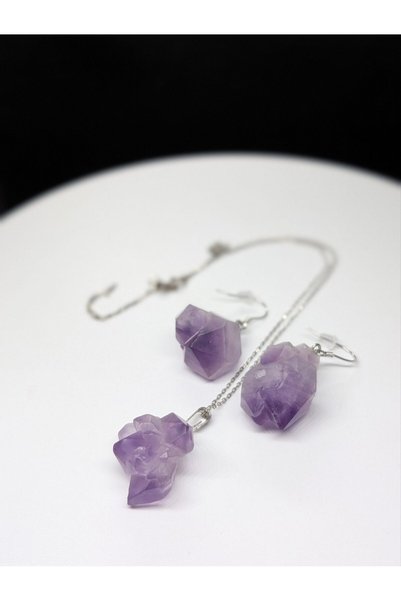 PIETRICELE Raw Amethyst Set
