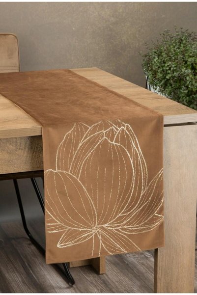 Eurofirany Fata de masa decorativa Blink-12 35x180 maro