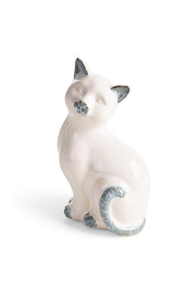 Eurofirany Figurina decorativa, Eurofirany, Avani, pisica, crem, 11 x 9 x 19 cm