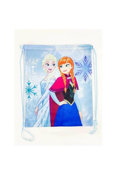 Setino Geanta pentru pantofi de scoala Frozen 3 Anna Elsa Albastru deschis W24