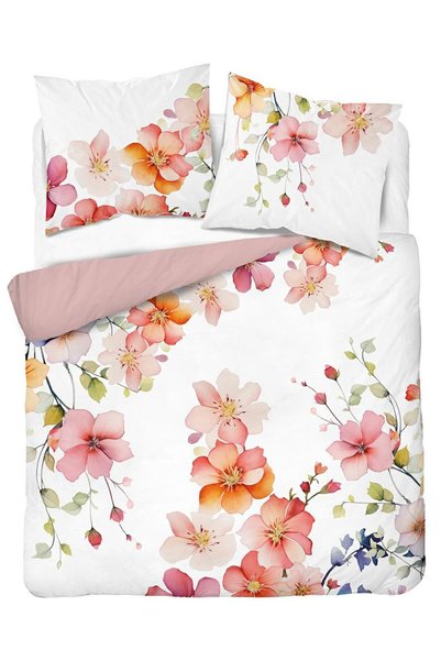 Detexpol Set lenjerie de pat, Detexpol, Holland Collection, 220x200cm, flori,...