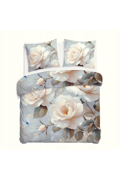 Darymex Set lenjerie de pat, Darymex, 220x200cm, 2x70x80cm, bumbac satinat, i...