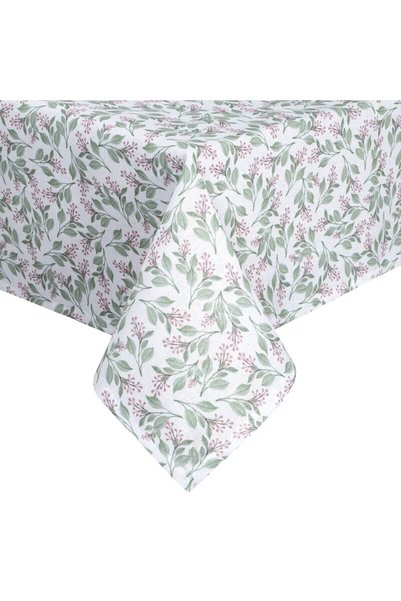 Eurofirany Fata de masa rezistenta la pete cu motiv floral, Eurofirany, 110x1...