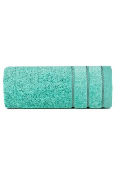 Eurofirany Prosop de baie Dona, 30x50 cm, bordura velur, 500 g/m2, mentol