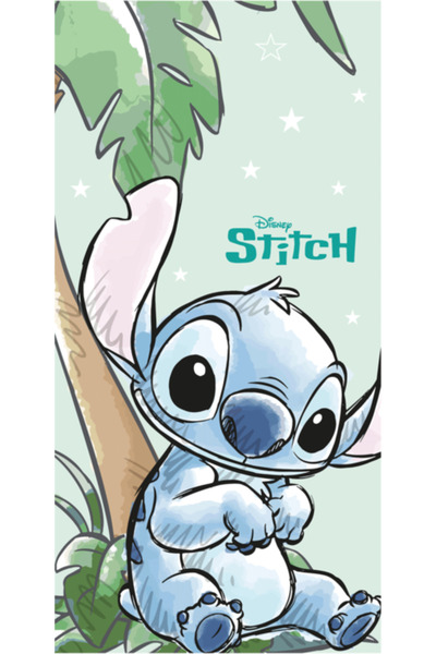 Jerry Fabrics Prosop de plaja Disney Lilo & Stitch, Tropical Cutie, 70x140cm ...