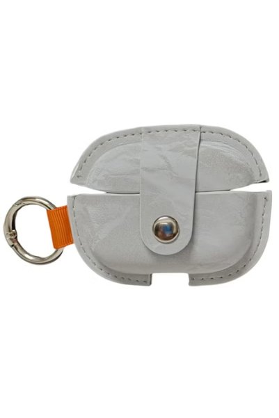 Generic Leather Protective Case Skin Cover with Keychain and Lock for Airpods...