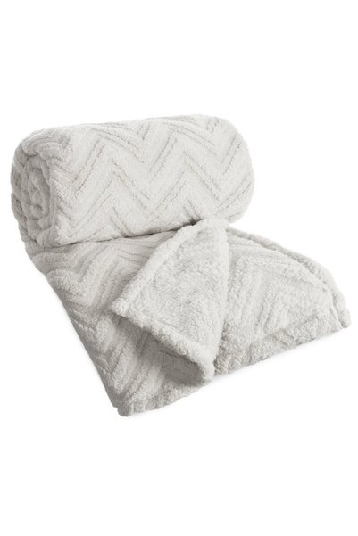 Design 91 Patura 200x220 Brad Argintiu - o patura mare si pufoasa cu model in...