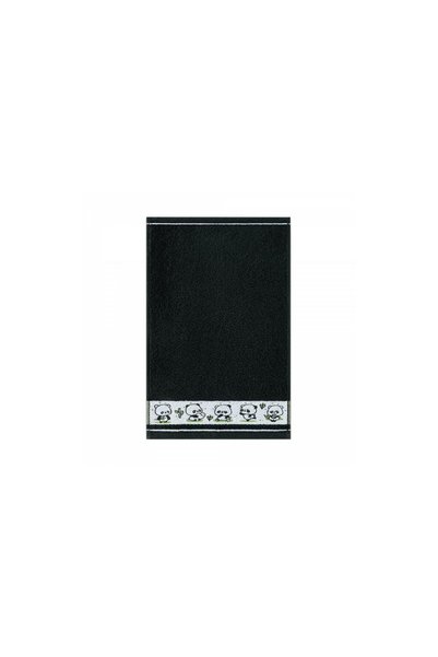 Zwoltex Prosop de baie, Zwoltex, 30x50cm, bumbac frotte, negru, 400g/m2