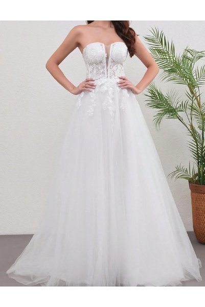 Evendi Rochie lunga, Alb