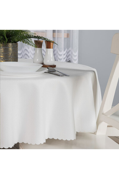 Markizeta Fata de masa Alisa, impermeabila, crem, fi160cm