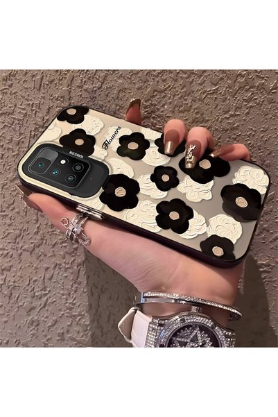 CHICASELUX حافظة متوافقة مع هاتف Redmi 10 2022 بتصميم زهور مطبوعة على طراز ال...