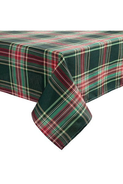 Eurofirany Fata de masa AURORA cu carouri scotiene rosie 140x220cm