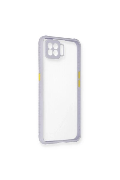FMA Oppo A73 Case Miami Transparent Silicone - Lilac
