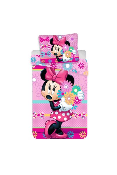 Jerry Fabrics Lenjerie pat copii 2 piese Minnie