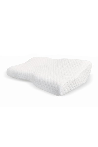 Matex Perna ortopedica, MATEX, 53x33x12/6cm, poliester, alb