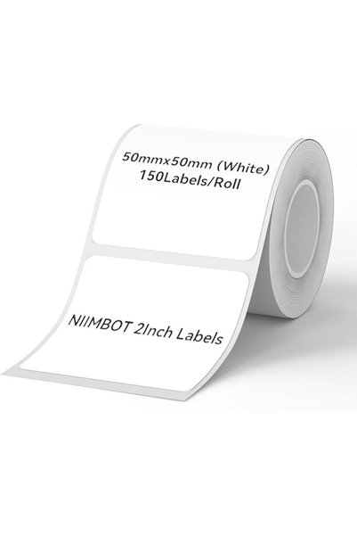 NiiMbot ملصقات لطابعة الملصقات B1/B21/B3S، مقاس 50 × 80 مم (1.97 بوصة × 3.15 ...