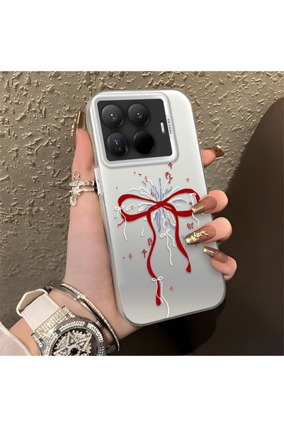 CHICASELUX حافظة Mi 15T Pro المتوافقة مع تصميم فيونكة ونجمة رومانسية، عصرية، ...