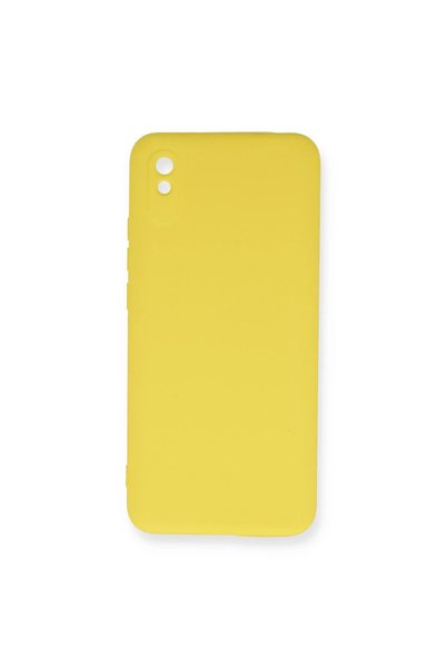 FMA Xiaomi redmi 9a case nano inner velvet silicone - yellow