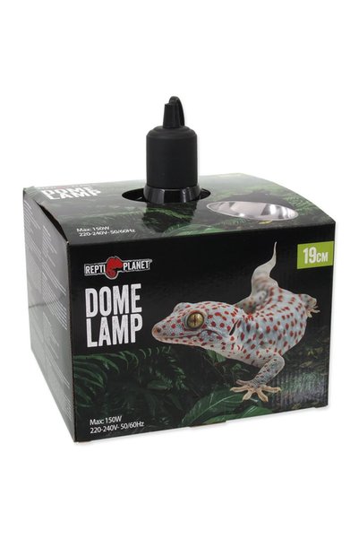 REPTI PLANET Tall terrarium lamp, Reflecting dome lamp fixture tall, 19 cm