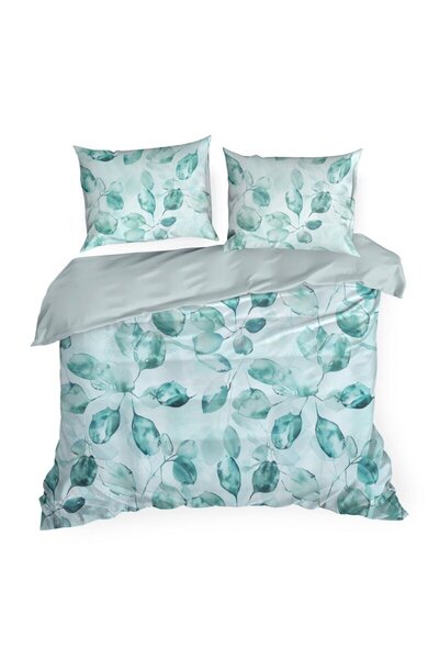 Design 91 Set lenjerie de pat Eurofirany VERANO, 160x200 cm, botanic, menta s...