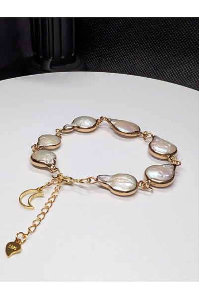 PIETRICELE Baroque Cultured Pearl Earrings and Bracelet