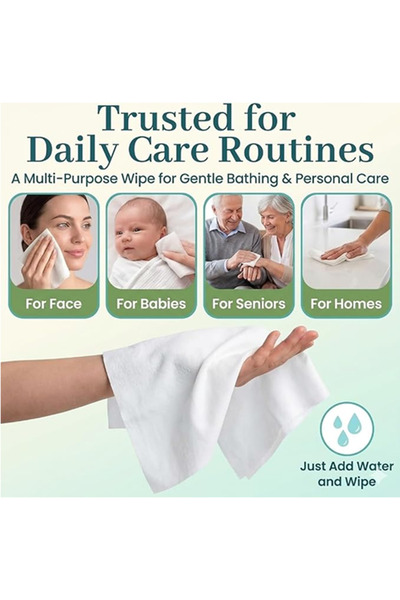 DDC MEDİCAL DDC Dolphin Disposable & Macerable Dry Wipes, 75 Pack, Soft Dry C...