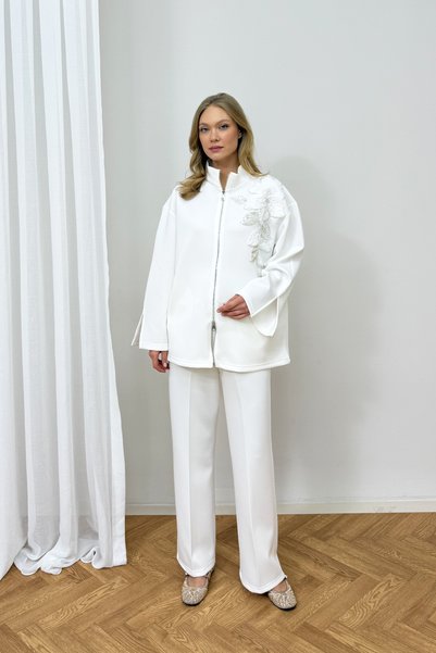 Melike Tatar Embroidered Scuba Suit 32-1001