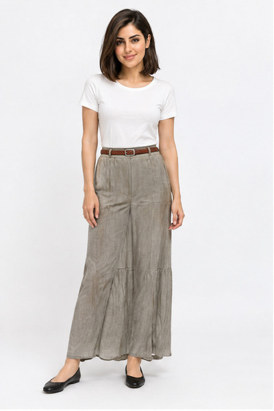 Yola Ruffled Tiered Skirt