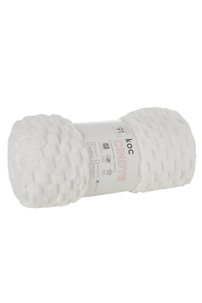 Design 91 Patura din microfibra Design 91, 150x200cm, alb, moale si usor