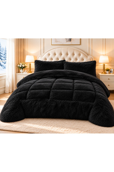 CHIRASO Fluffy Cocolino Comforter Set, 3 Pcs, 200x230 cm, 4 kg, 2 Pillowcases...