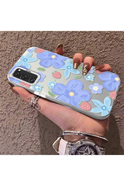 CHICASELUX Samsung Galaxy S20 Fe 4G/5G Compatible Flower Strawberry Mix Patte...