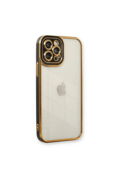FMA غطاء سيليكون ليفا لينس لـ Apple iPhone 12 Pro Max - أسود