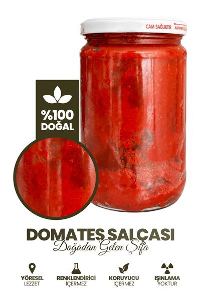 Liman Baharat Doğal Domates Salçası – Geleneksel Ev Tipi Domates Salçası – Ca...