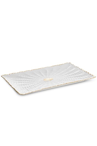 Eurofirany Farfurie decorativa, 32x19cm, crem