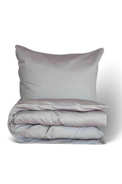 Matex Lenjerie pat Multitex, Linia Gold, 200x220cm + 2x70x80cm, gri deschis, ...
