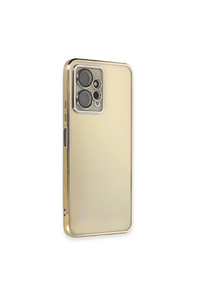 FMA Xiaomi Redmi Note 12 4g Case Silicone with Razer Lens - Gold