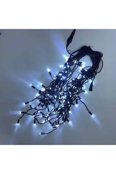 OEM Ghirlandă LED IP65 cu flash, fir gros, 120 LED-uri, 3 m x 1 m, alb rece