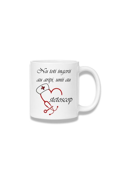 Fabricacucadouri.ro Cana ceramica 380 ml – Nu toti ingerii au aripi, unii au ...