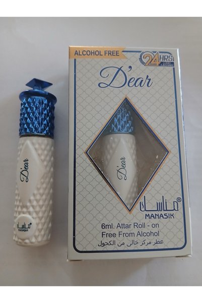 MANASIK Parfum concentrat, unisex, Dear Attar roll-on fără alcool, 6ml