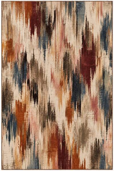 Rugs Modern Halı Eta Modern Vertical Brush Patterned Woven Base Carpet Eta4418