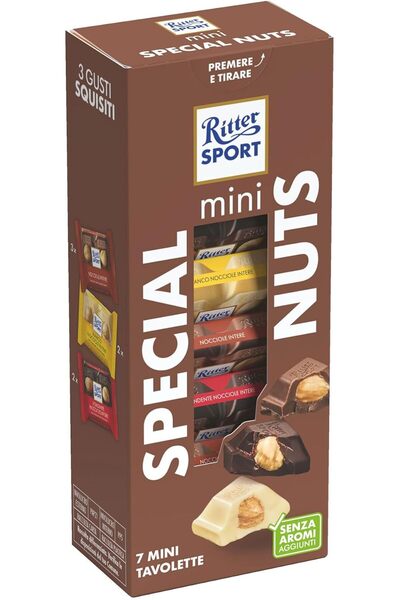 Ritter Sport ريتر شوكو ميني، خليط المكسرات، 116.69 جرام