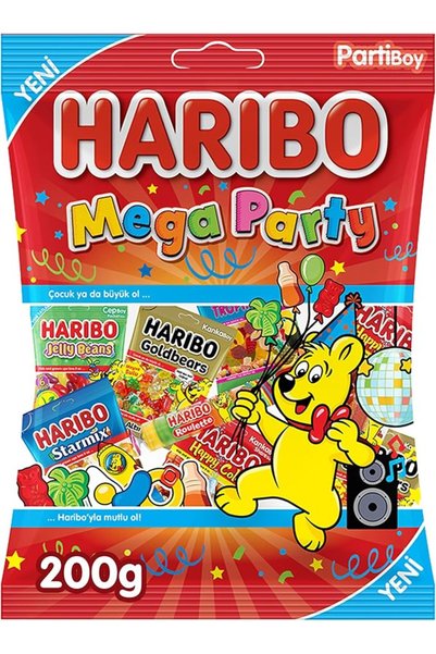 Haribo ميجا بارتي ميكس 200 جرام
