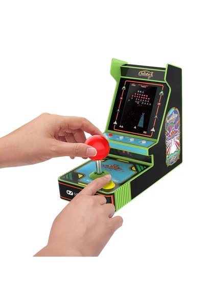 My Arcade Mini consolă verticală cu joystick GALAGA ™ MyArcade, 2 jocuri, negru
