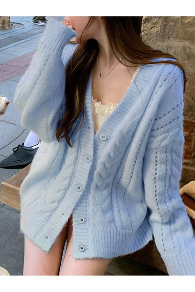 Sheya Cardigan, blue