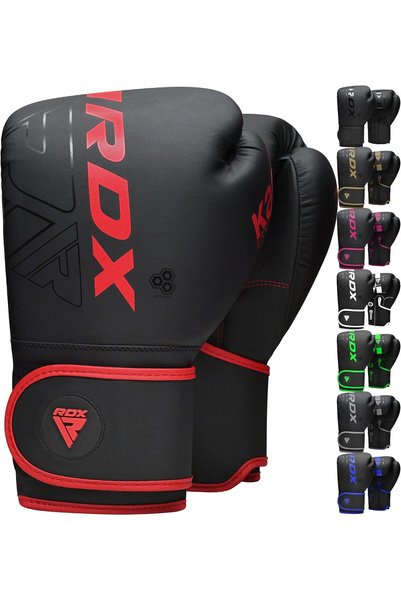 RDX Kids Boxing Gloves - Sparring and Muay Thai Maya Hide Leather Training Mi...