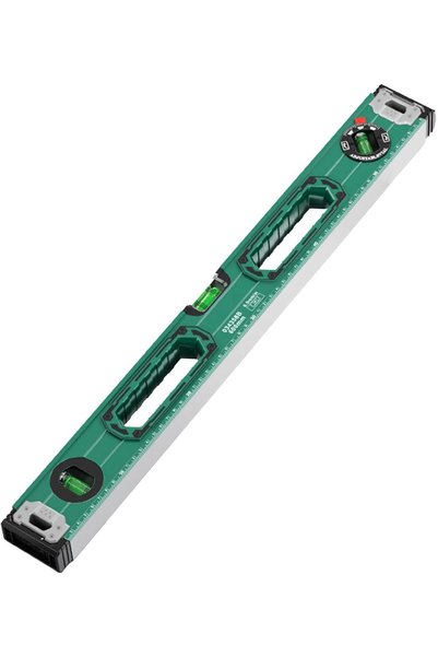 TERRIFI Premium Quality Ruler Tool - 600mm Options, with Bubble Level for Acc...