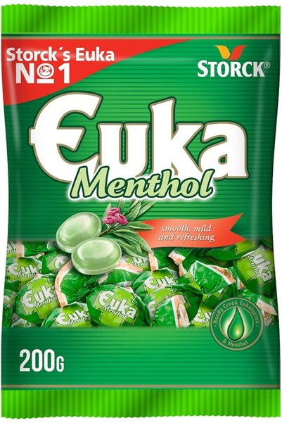 Bunteant Storck Euka Menthol Candies 200g, Refreshing Eucalyptus and Menthol ...