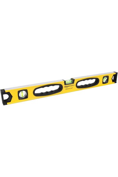 Amazon basics 24-Inch Heavy Duty Shock Resistant Aluminum Alloy Magnetic Spir...