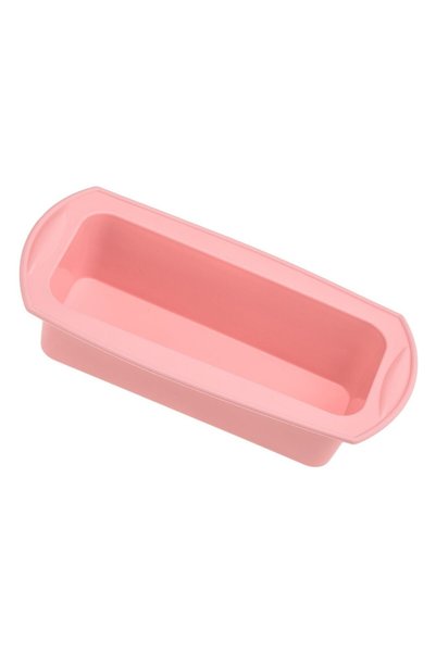 OEM Tavă de copt din silicon, roz, 27,5x14x6 cm