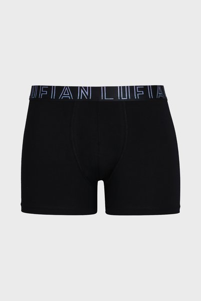 Lufian Zeg Men's Modal Boxer Black